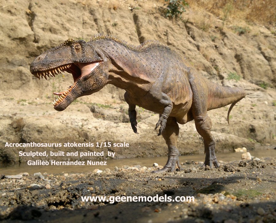 Acrocanthosaurus by Galileo Nunez